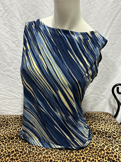 M/L - JKLA 90s Patterned Boat Neck Top
