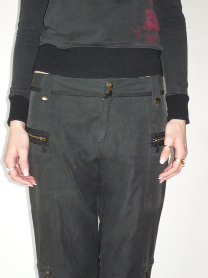 L'Equipe 00s Black Cargo Pant