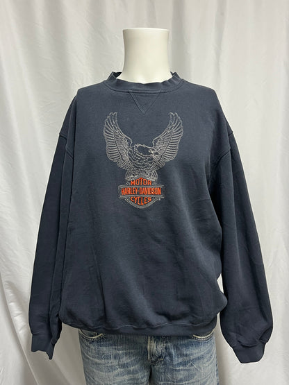XL - Harley Davidson Embroidered Logo Sweatshirt