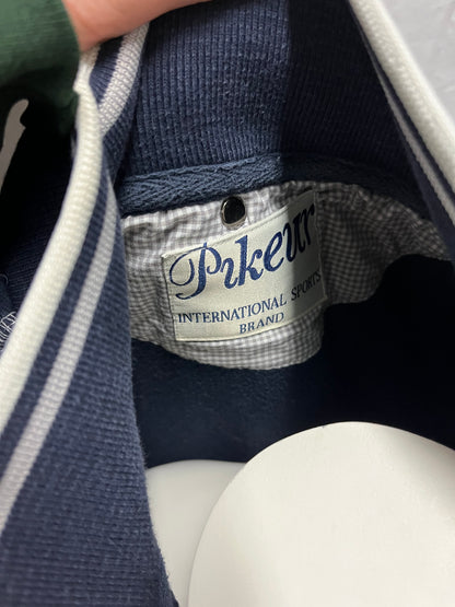 L - Pikeur 2000s Embroidered Lettering Track Zip Jacket