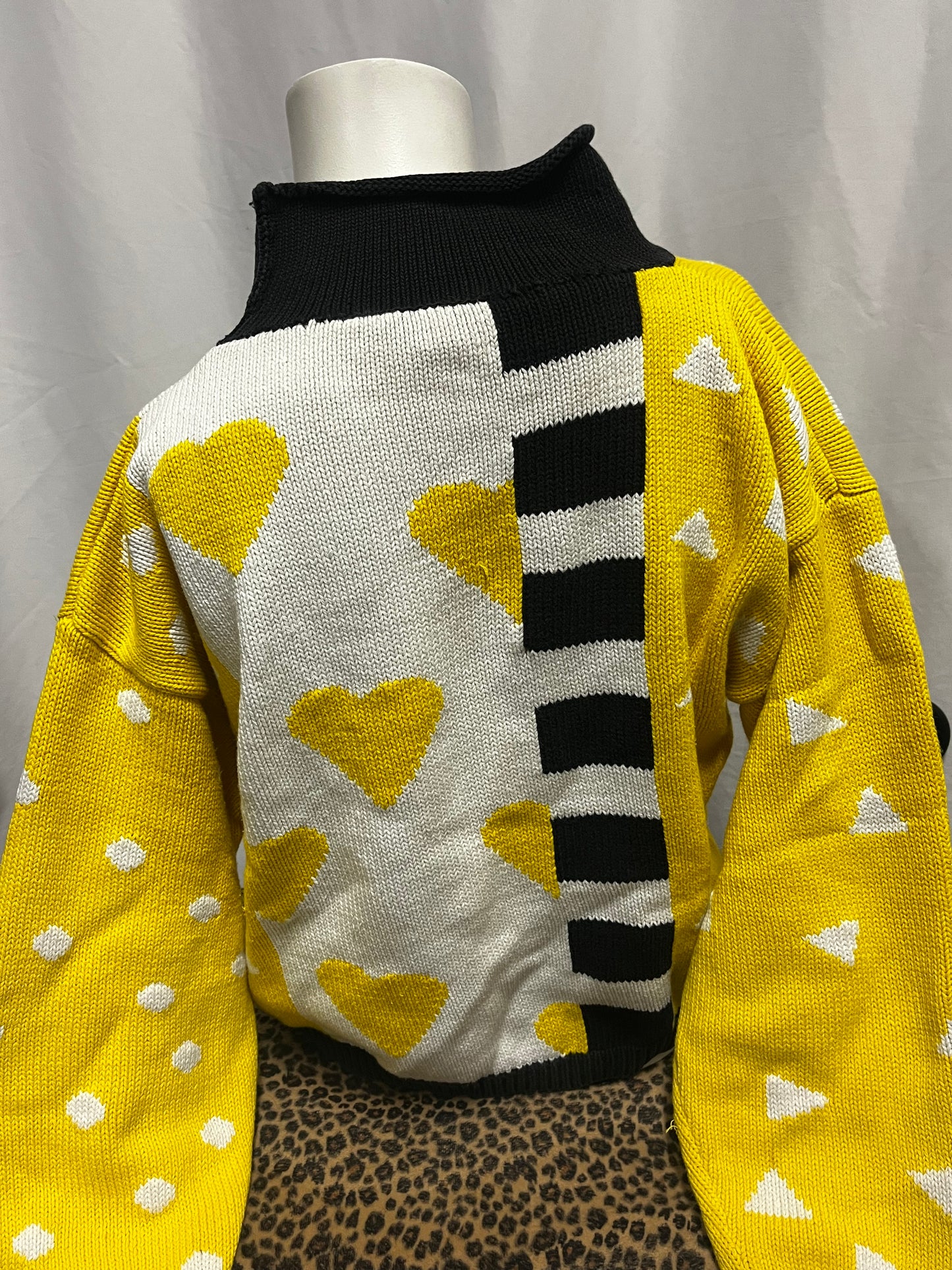 S - Sussman's 80s Funky Knit Sweater