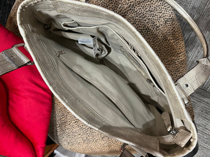 2000s Liz Claiborne Metallic Faux Leather Purse