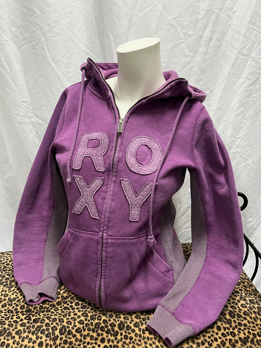 M/L - Roxy Y2K Applique Zip Hoodie