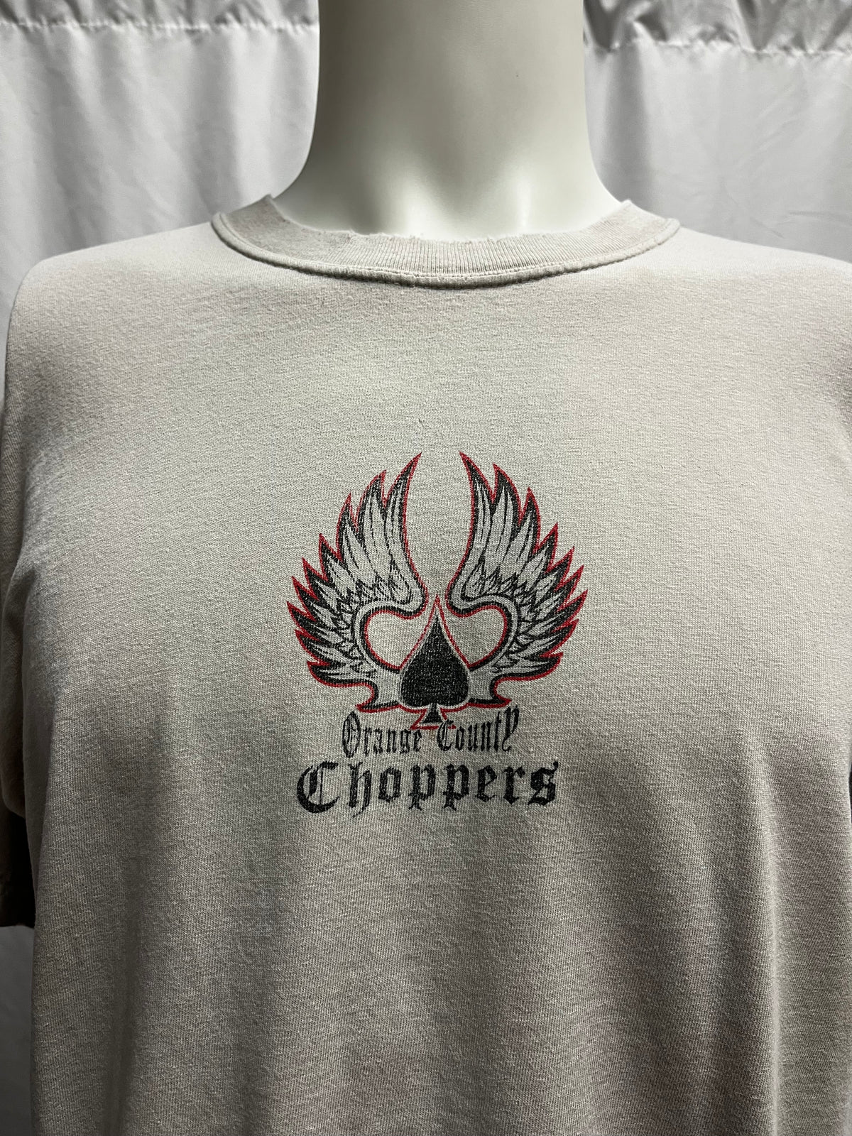 L - Orange County Choppers Faded Double Sided Graphic Tee