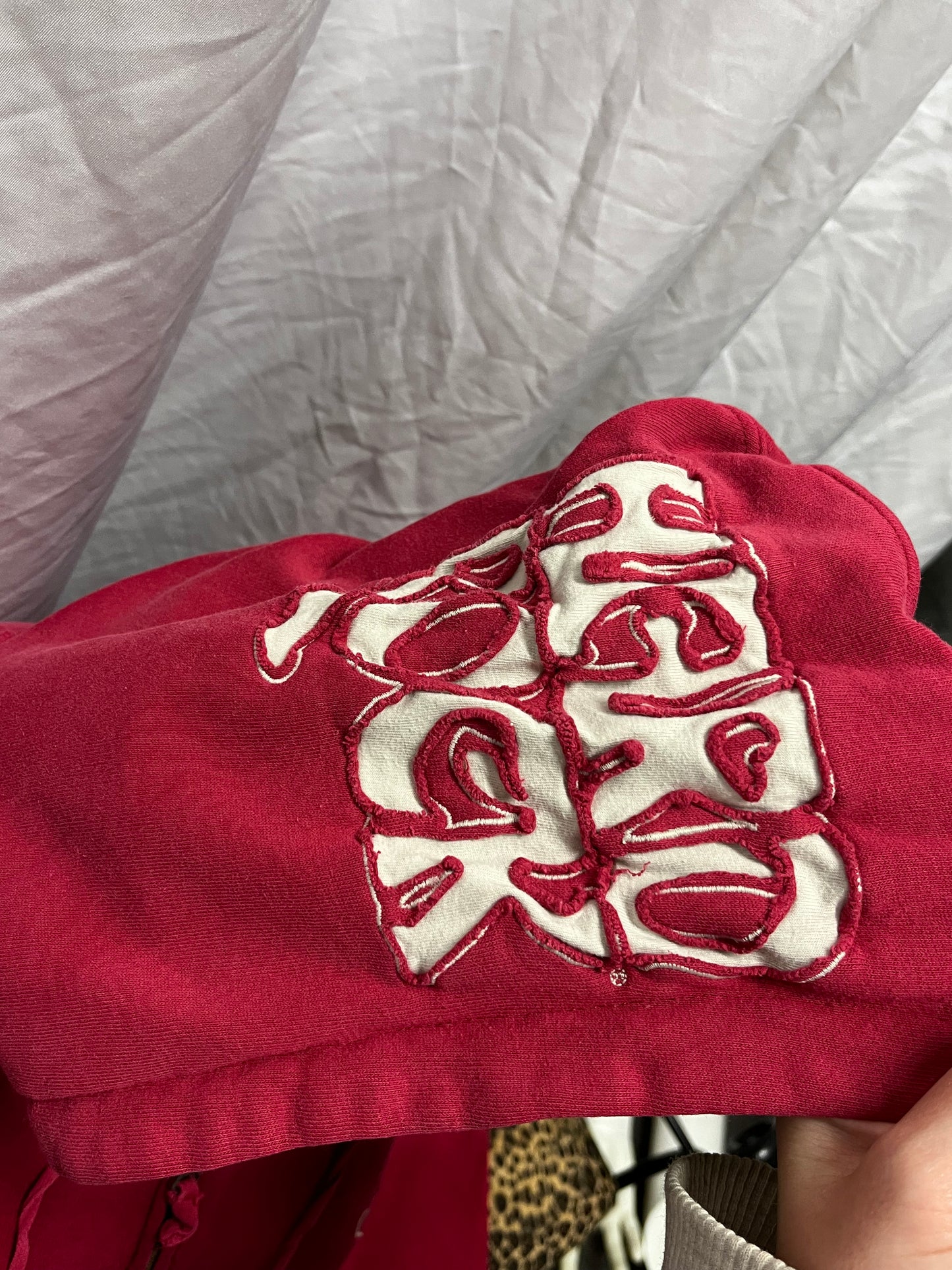 L/XL - Hard Rock Y2K Embroidered Zip Hoodie