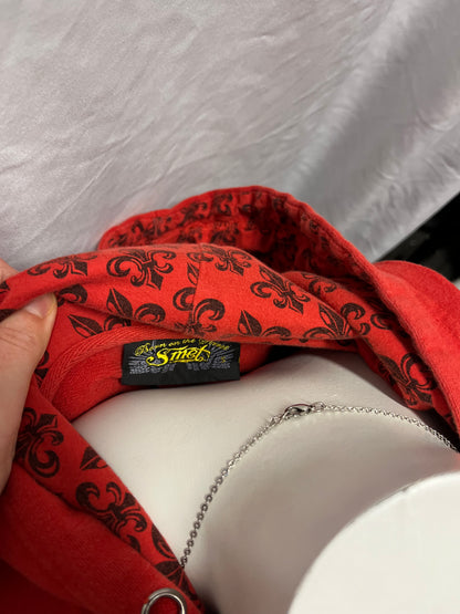 S - Y2K SMET Christian Audigier AOP Graphic Zip Hoodie