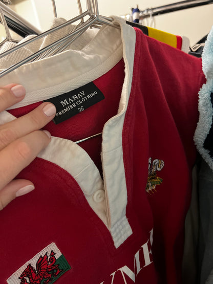 S/M - Wales Vintage Rugby Baby Tee
