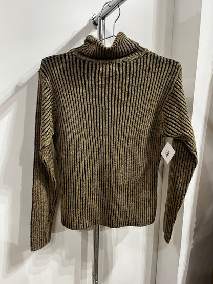 M - A00 Y2K Ribbed Knit Turtleneck Sweater