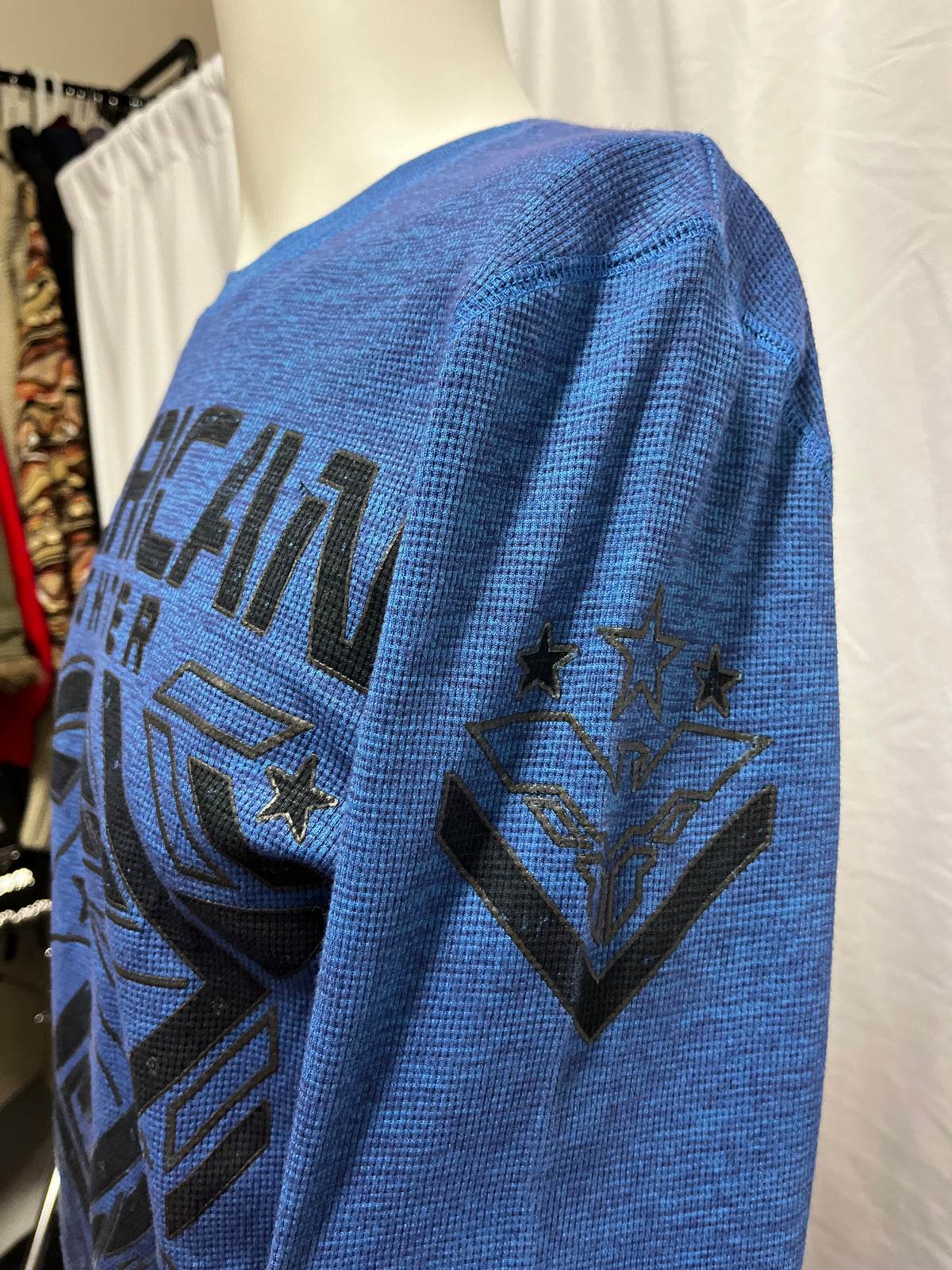 L - American Fighter Graphic Thermal Long Sleeve
