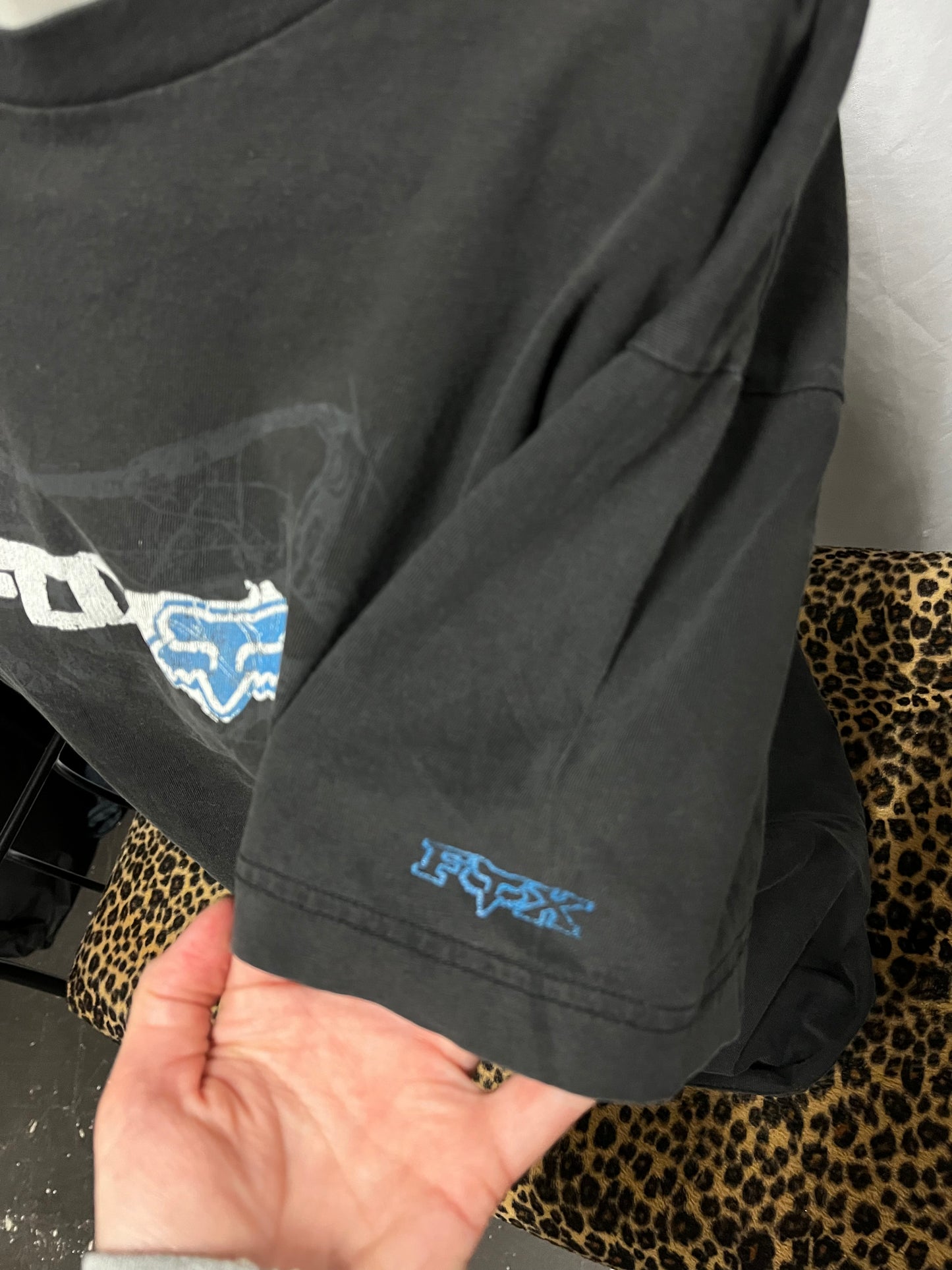 L - FOX Racing 2000s Boxy Logo Tee