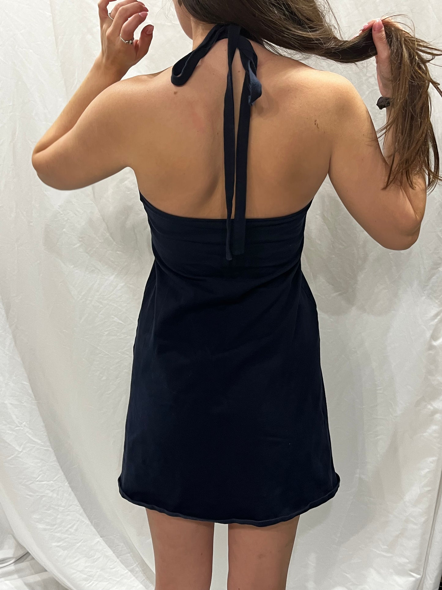 S - Victoria's Secret 2000s Halter Mini Dress