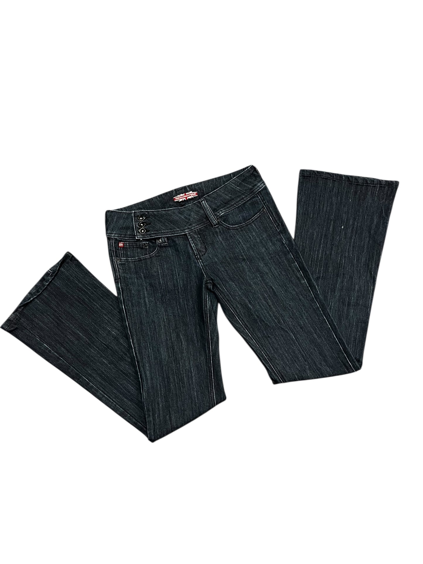 SZ 29" - MOTO Y2K Dark Wash Wrap Waist Jeans