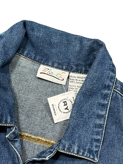 M - 90s Miss B. Denim Maxi Dress