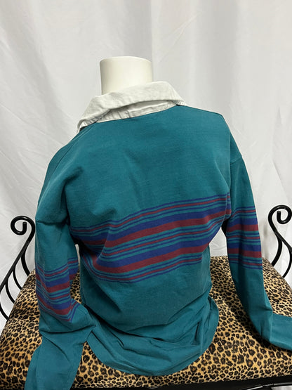 L - Made In USA 90s Rugby Shirt