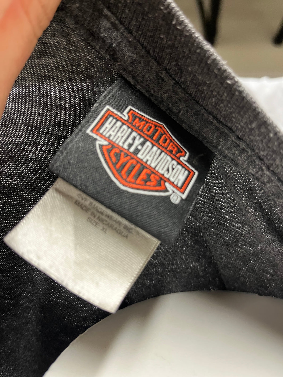 XL - Harley Davidson Snake Grey Graphic Tee