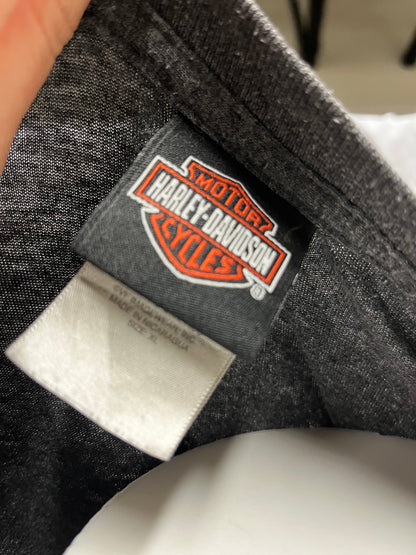 XL - Harley Davidson Snake Grey Graphic Tee