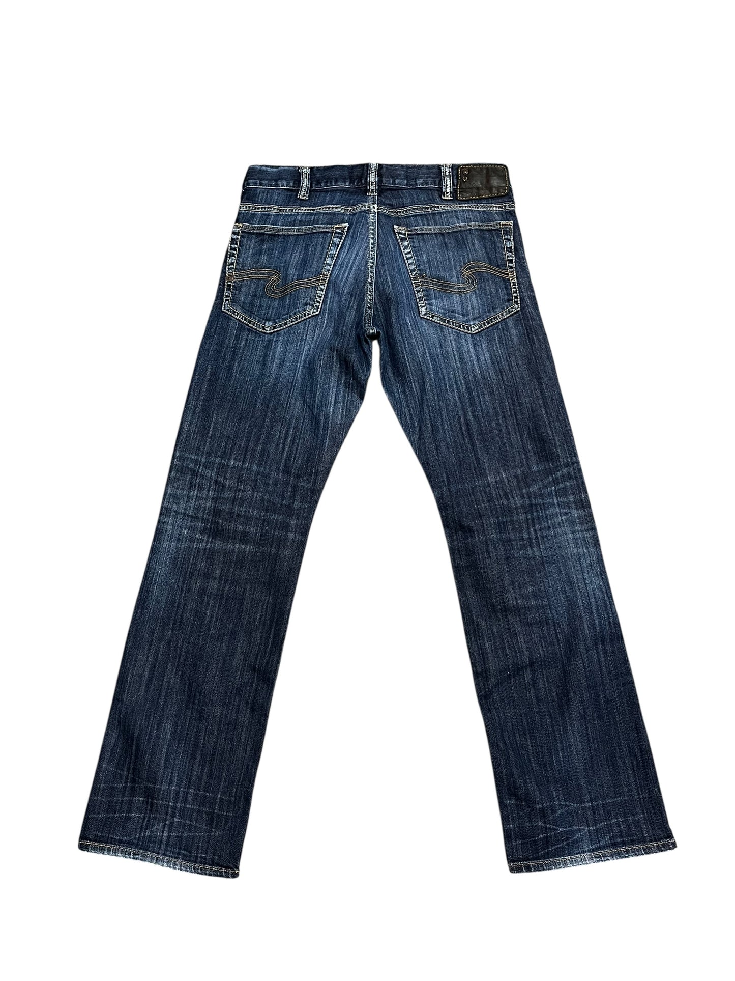 33 x 34" - Silver 2000s Zac Bootcut Men's Jeans
