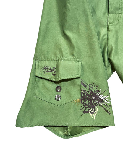 L - Freestyle Y2K Floral Board Shorts