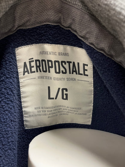 L - Aeropostale 2010s Applique Heavy Hoodie