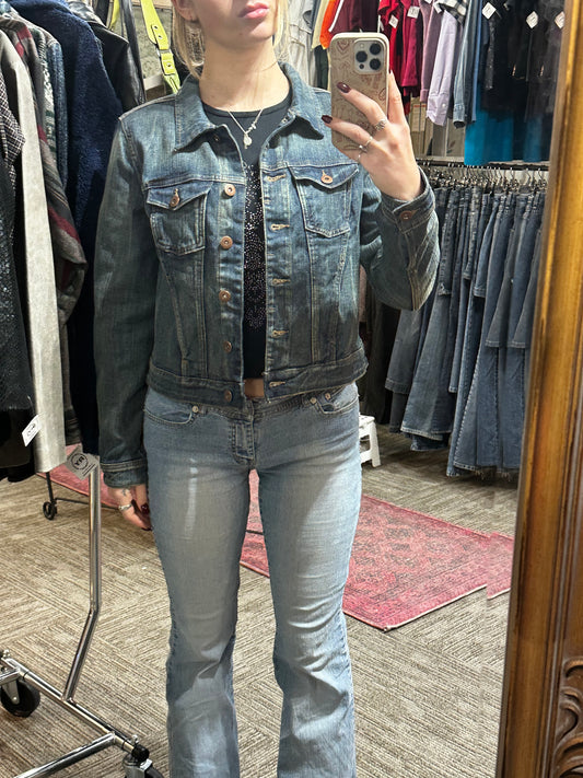 M - Reitman’s Denim Collared Jacket