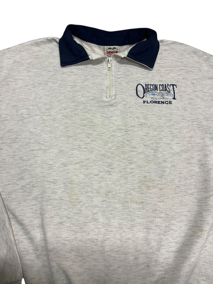 L - Oregon Coast Vintage 1/4 Zip Sweatshirt