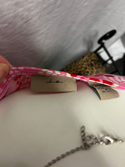 S - I.E. Y2K Pink Patterned Drape Top
