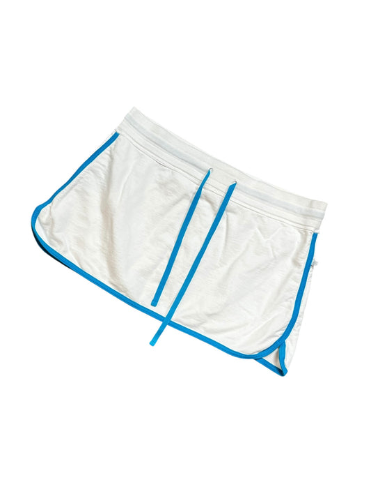 L - LVER Aqua Drawstring Mini Skirt