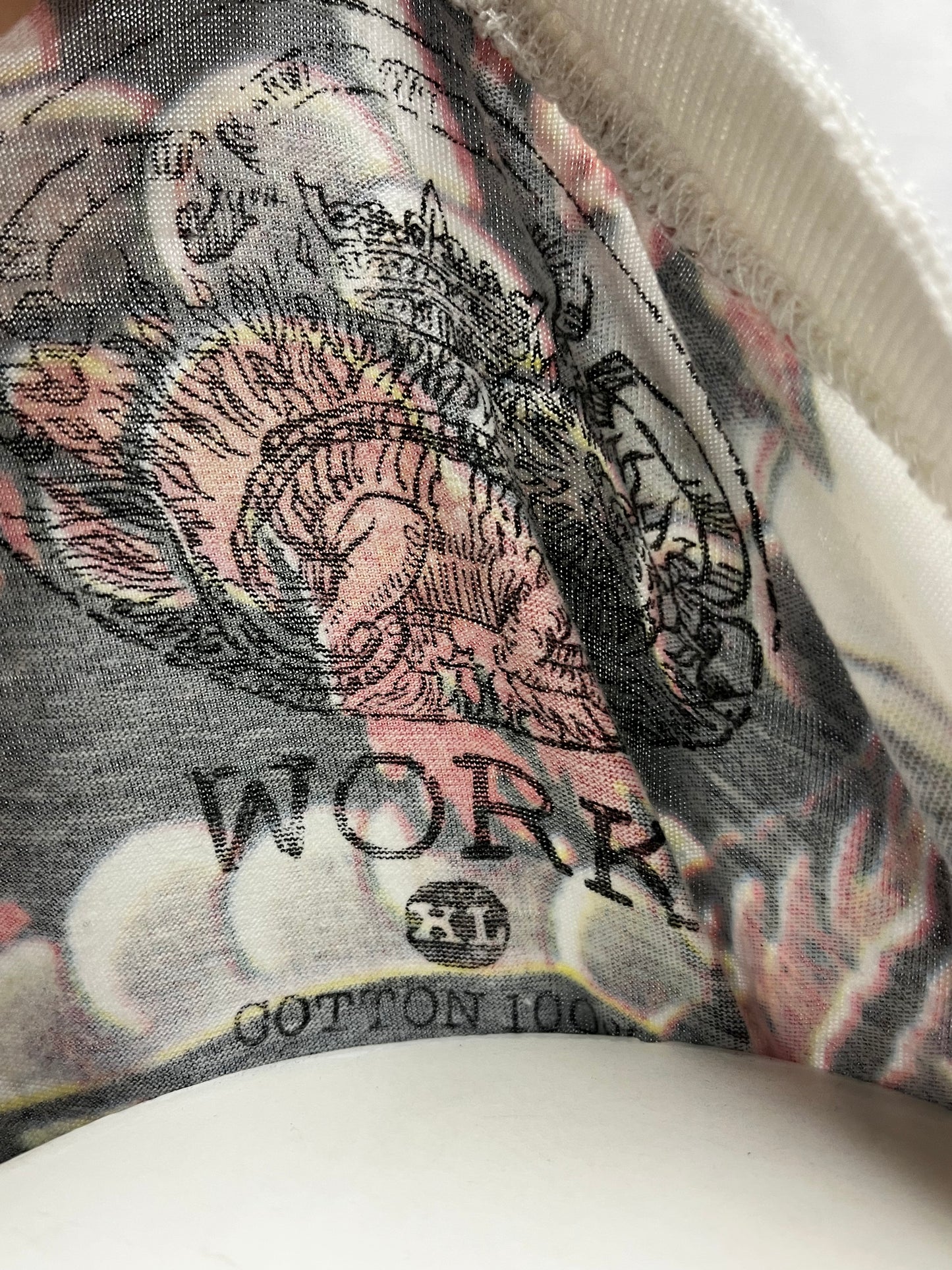 XL - WORK 2000s Graphic AOP Tee