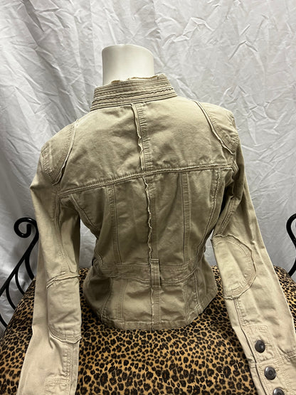 XS/S - No Boundaries Cream Button Fitted Jacket