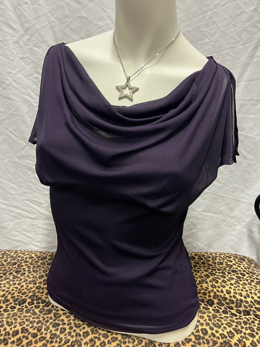S - No Appt Necessary Y2K Drape Blouse