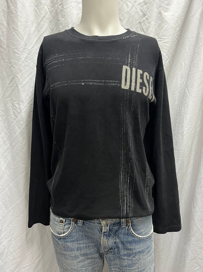 L - Diesel 2000s Logo Long Sleeve
