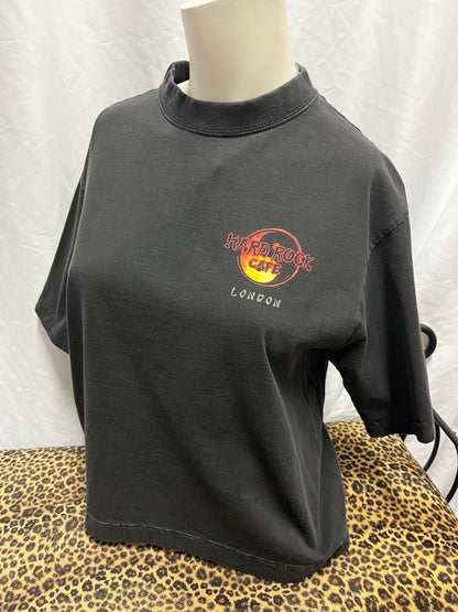 M - Hard Rock London Cropped Graphic Tee
