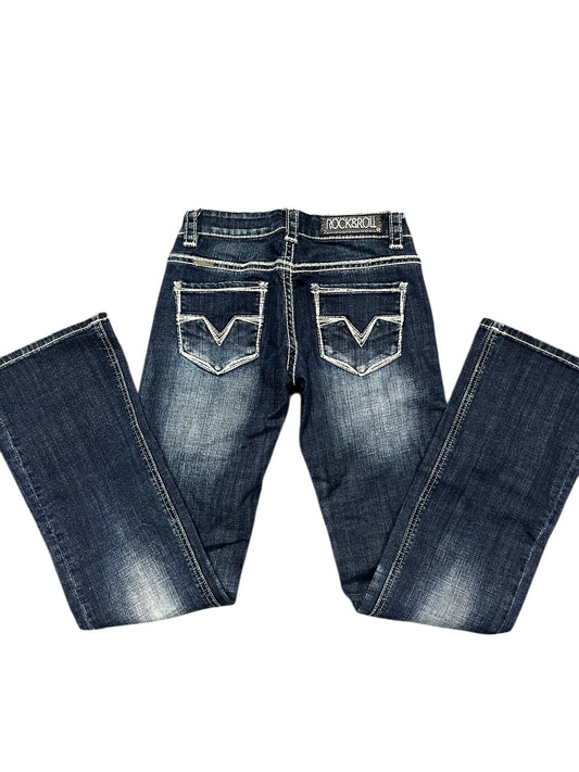 26” - Rock & Roll Y2K Flared Jeans