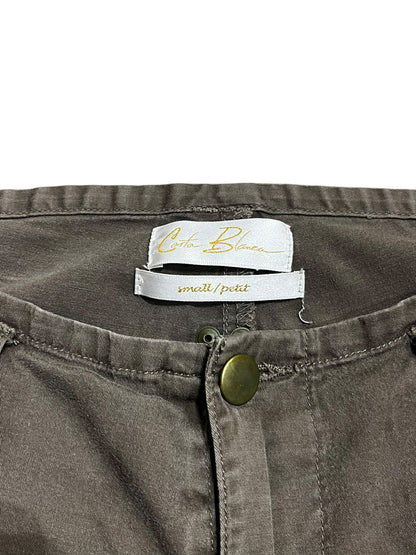 S - Costa Blanca Brown Cargo Capri Pants