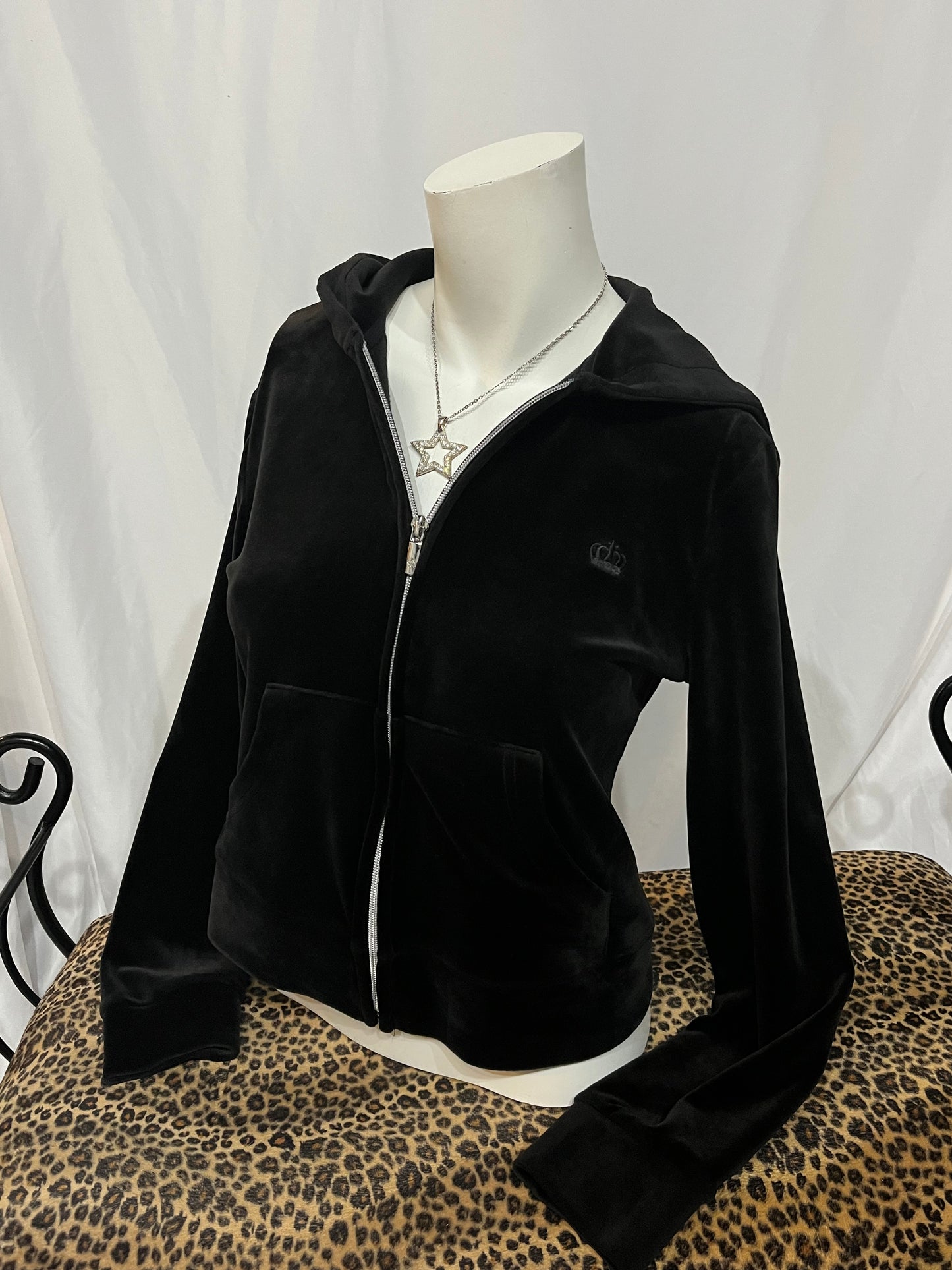 S - Juicy by Juicy Couture Velour Zip Hoodie