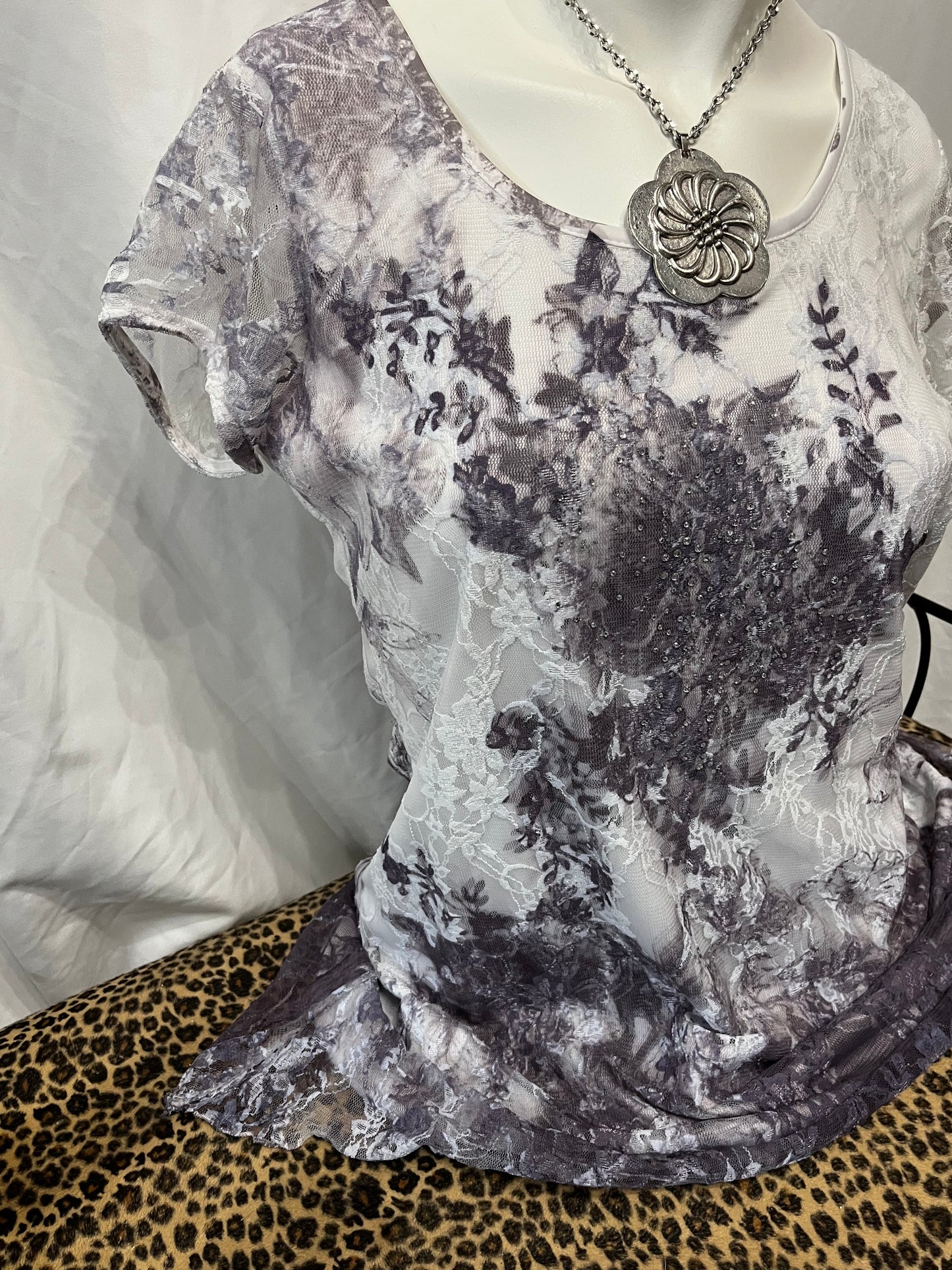 M - NWD Lace Overlay Fairy Top
