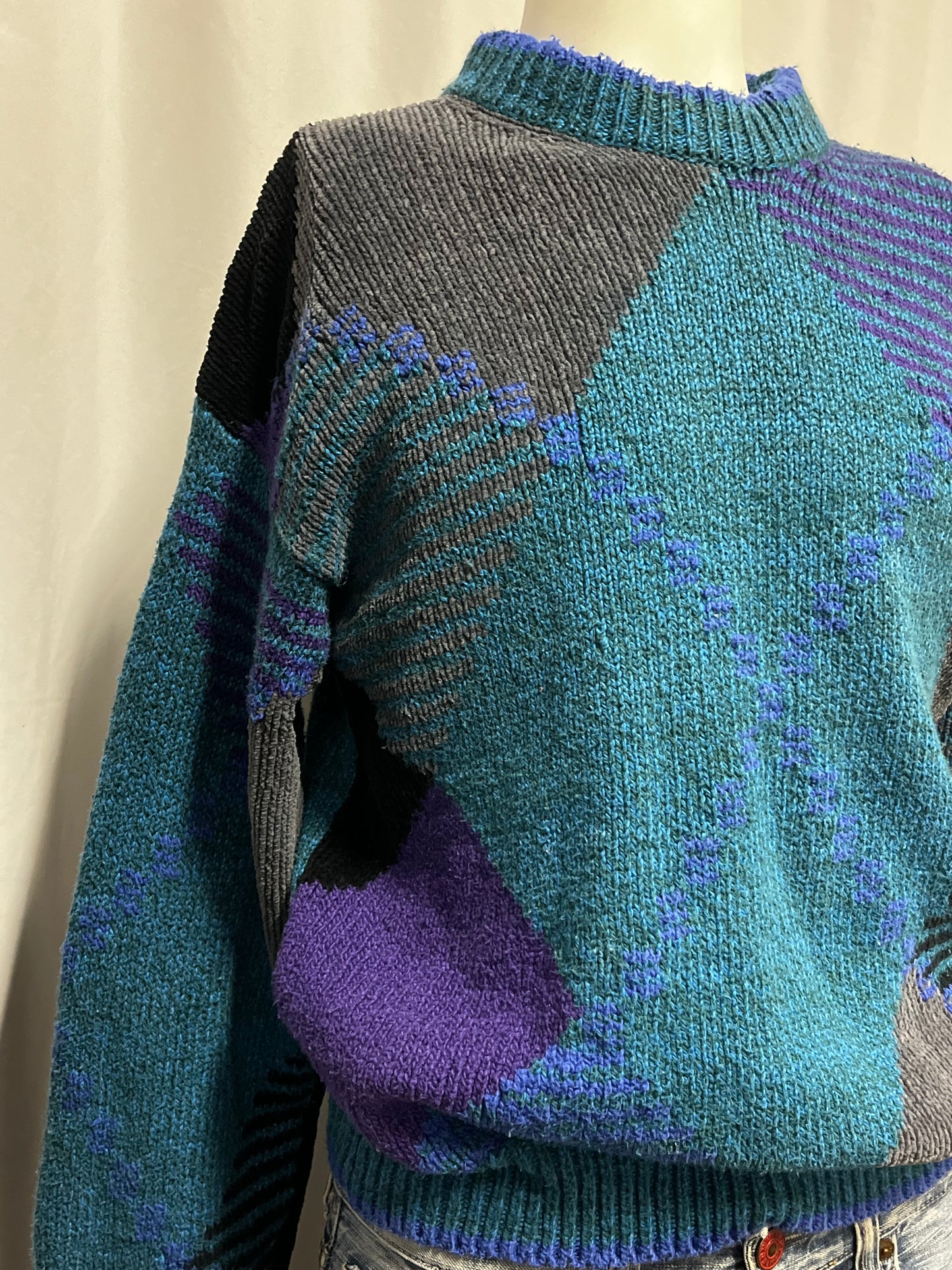 M - Colours by Alexander Julian Patterned Knit Sweater