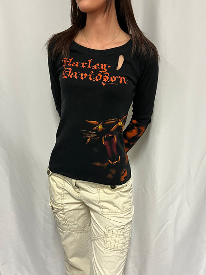 S - Harley Davidson Jaguar Graphic Top