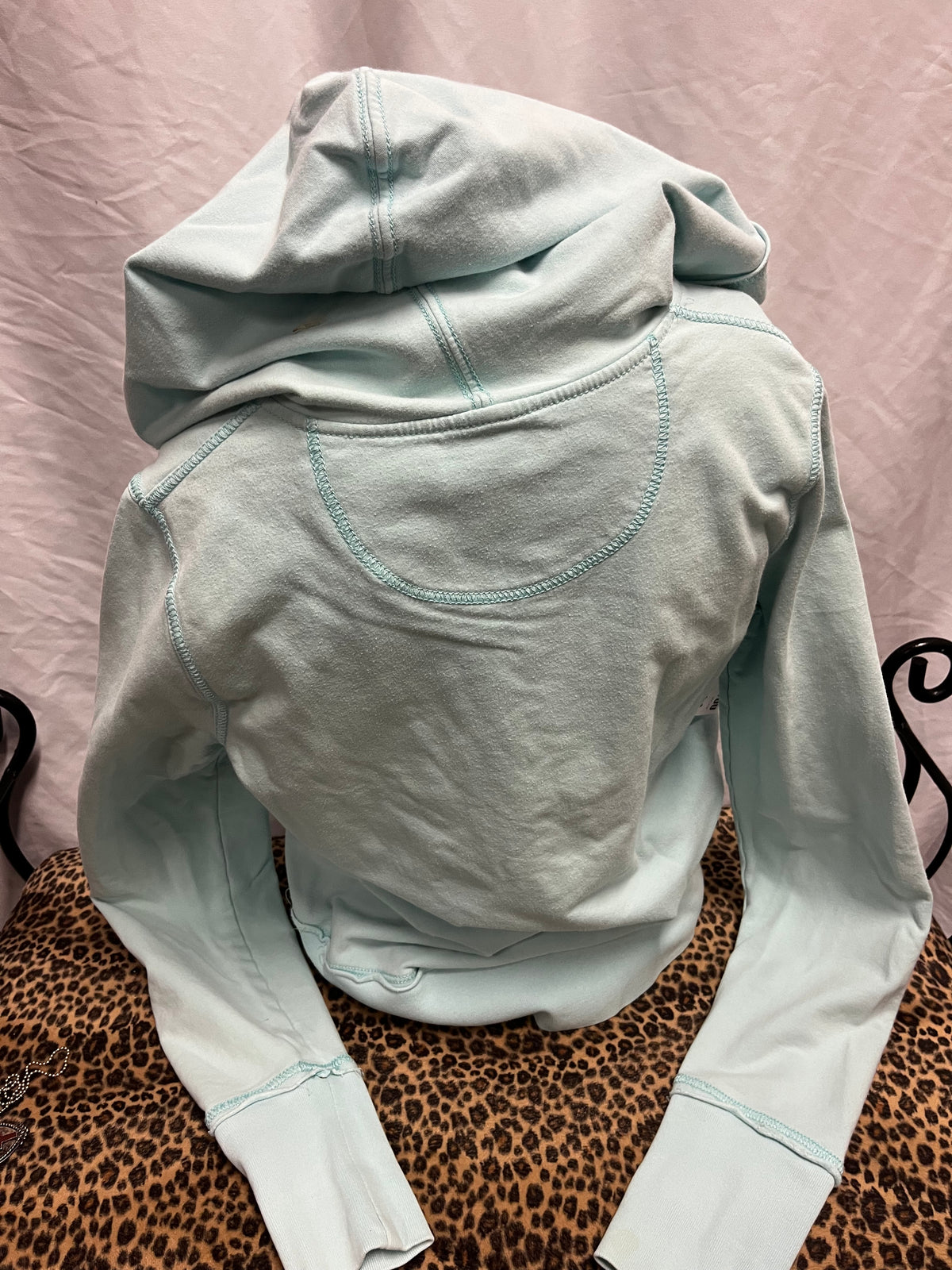 L - Polo Jeans Co. Y2K Blue Flag Zip Hoodie
