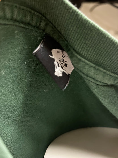 L - Metal Mulisha Y2K Green Skull Graphic Tee