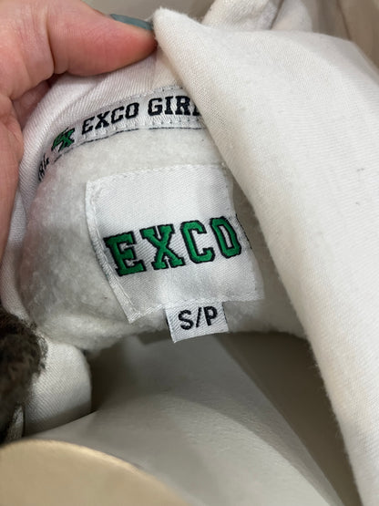S/M - Exco Girl 2000s Big Patch Logo Hoodie