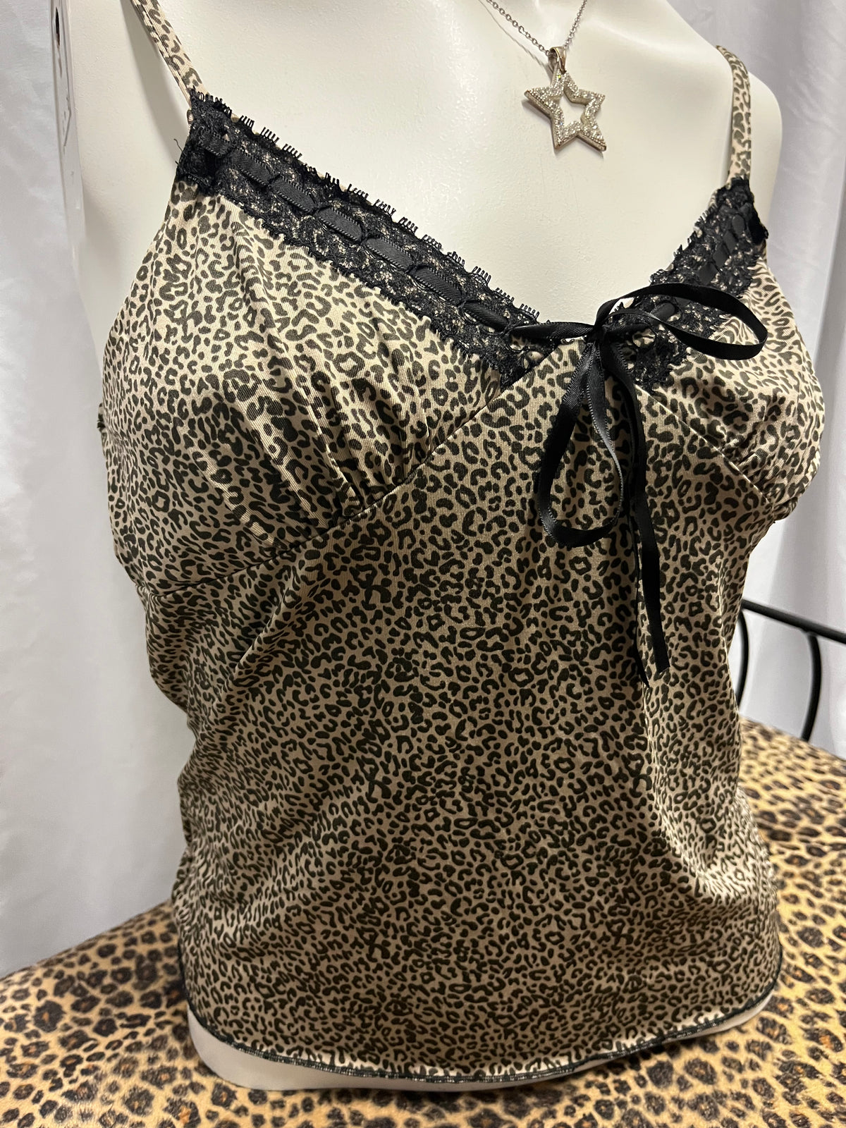 L - Madden Girl Leopard Print Cami Top