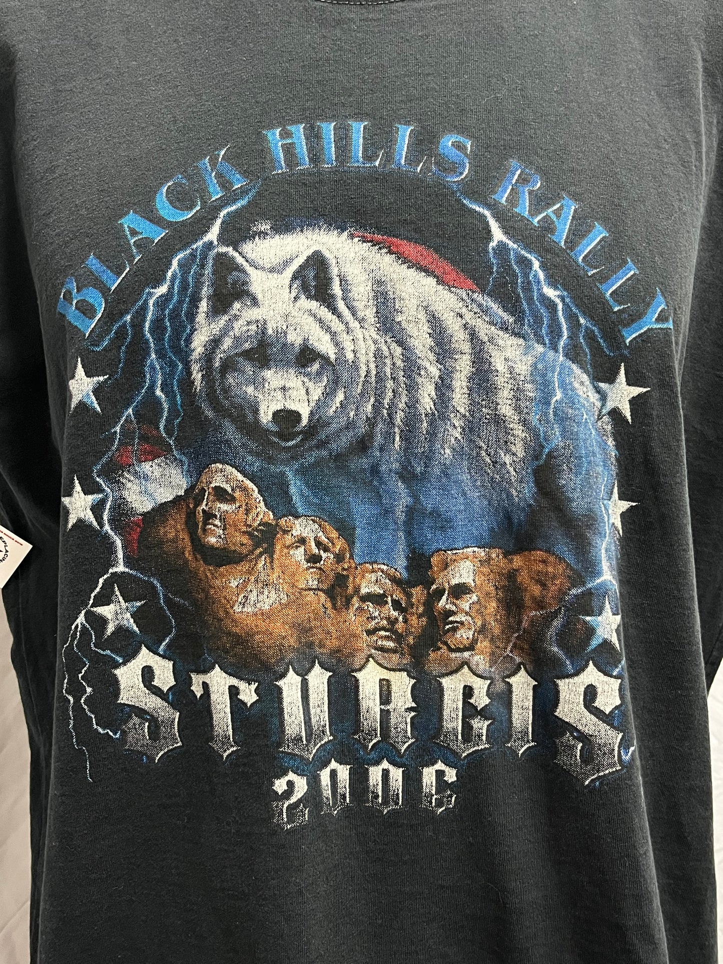 L/XL - Sturgis Black Hills Rally 2006 Biker Cutoff Tee