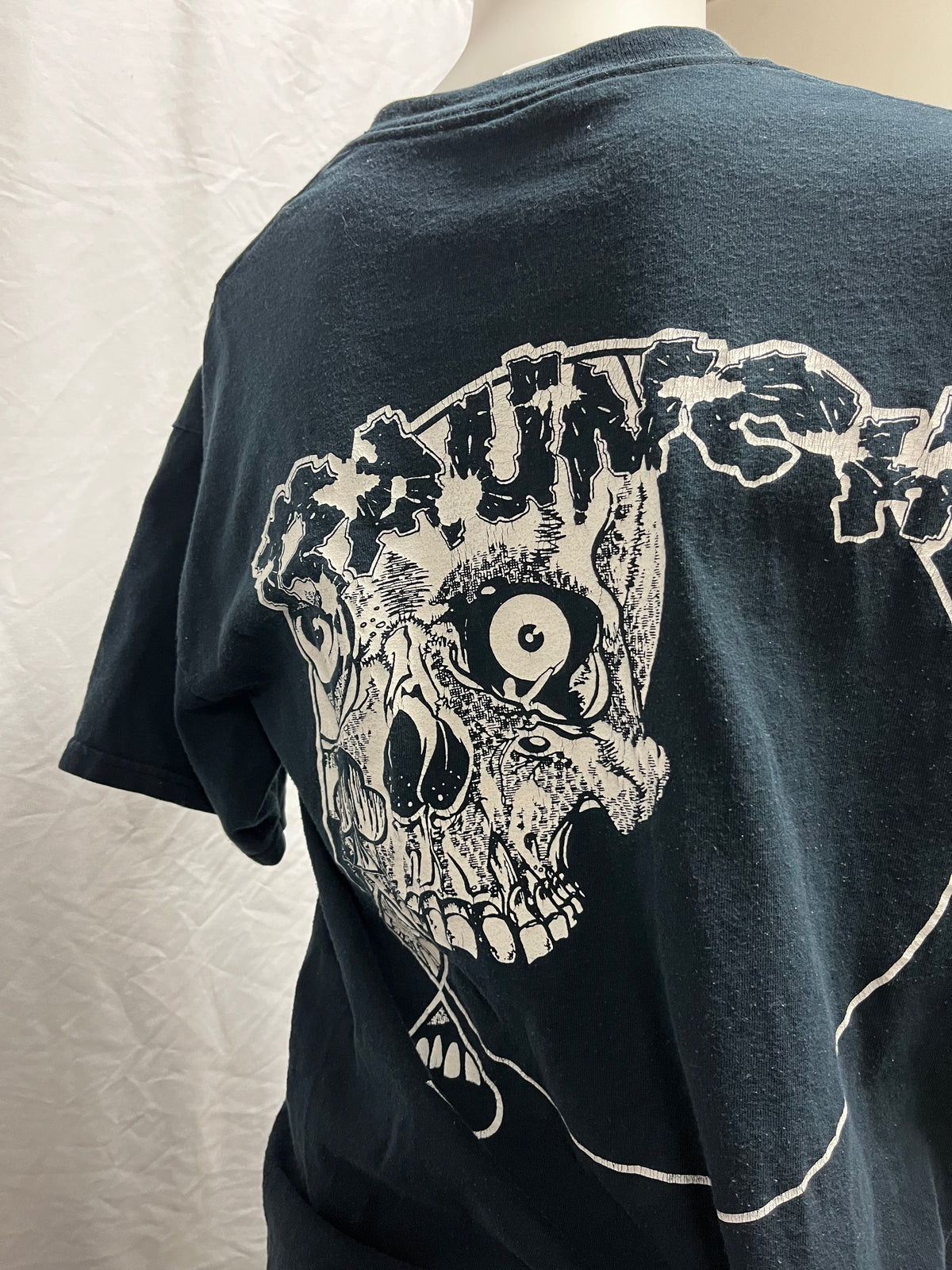 L - Raunch 2000s Black Graphic Tee