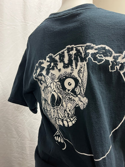 L - Raunch 2000s Black Graphic Tee