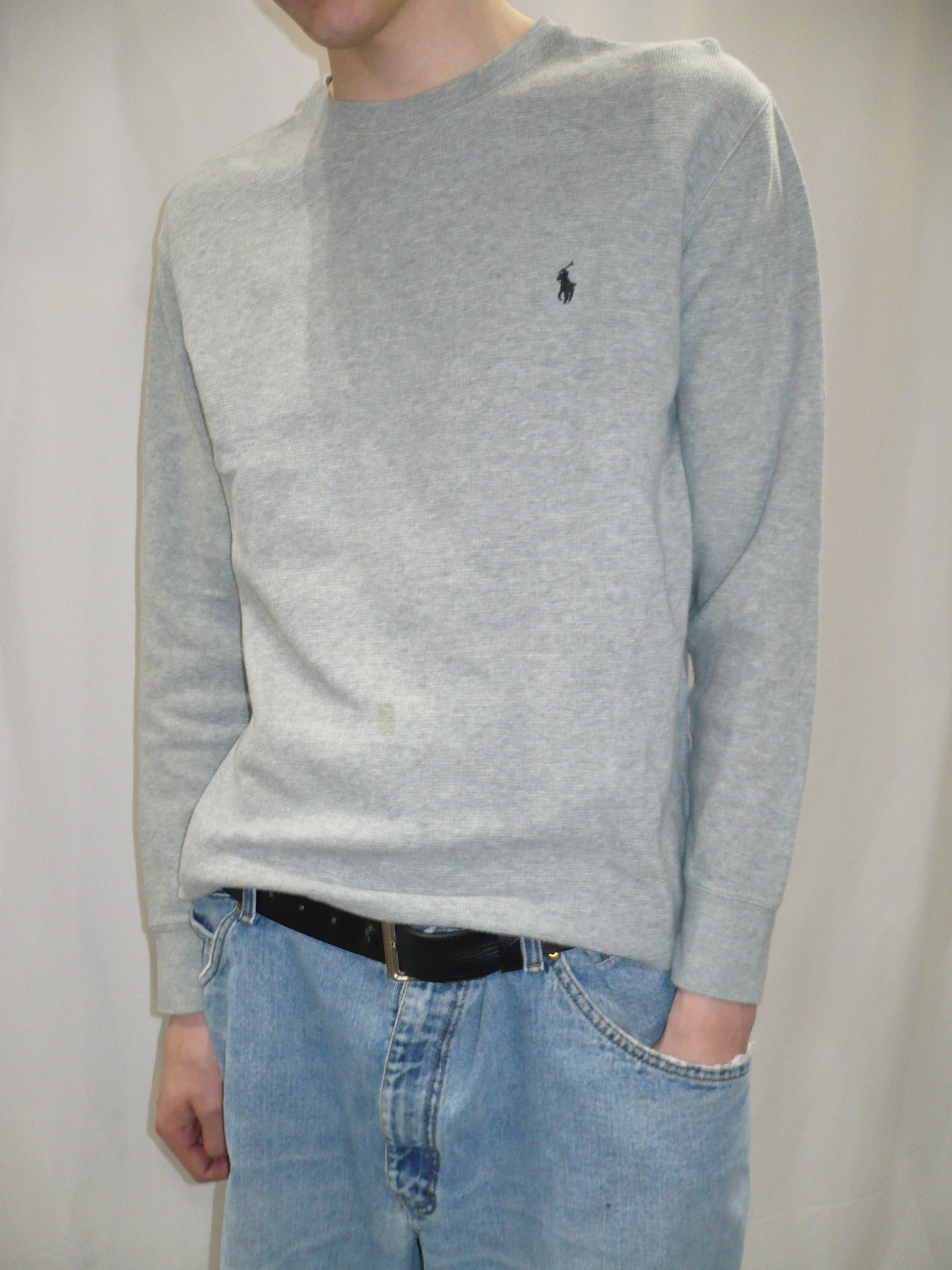 Polo Ralph Lauren Gray Thermal Long Sleeve