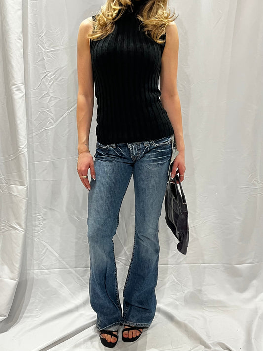 27 x 34 - 1921 Y2K Headstock Low-Rise Jeans BNWT