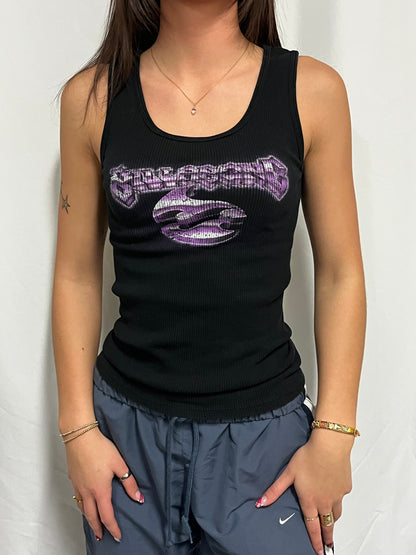 S - Billabong 2000s Graphic Ribbed Tank