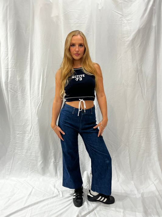 S - Y2K Drawstring Graphic Tank