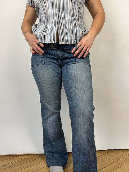 Bongo Y2K Low-Rise Flared Jeans